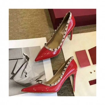 Valentino 2019 Ladies Leather Pumps High Heel - 발렌티노 2019 여성용 레더 펌프스 하이힐 VTS0040.Size(220 