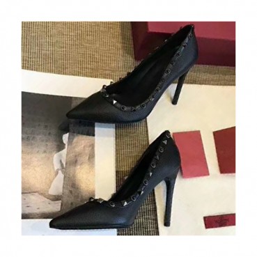 Valentino 2019 Ladies Leather Pumps High Heel - 발렌티노 2019 여성용 레더 펌프스 하이힐 VTS0038.Size(220 