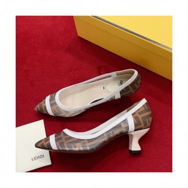 Fendi 2019 Ladies Pumps Middle Heel - 펜디 2019 여성용 펌프스 미들힐,FENS0013,Size(225 