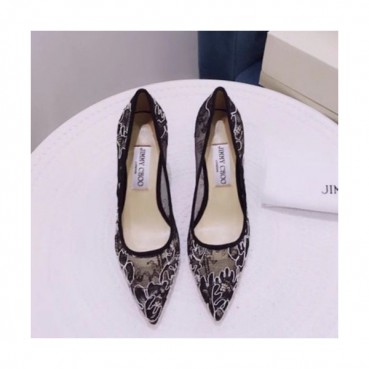 Jimmy Choo 2019 Ladies Lace Pumps High Heel - 지미츄 2019 여성용 레이스 펌프스 하이힐 ,JIMS0046.Size(220 