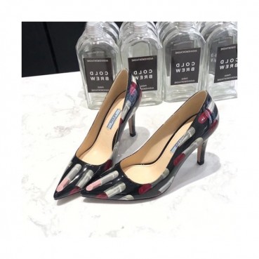 Prada 2019 Ladies Leather Pumps High Heel - 프라다 2019 여성용 레더 펌프스 하이힐, PRAS0031.Size(225 