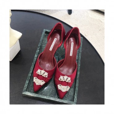 Monolo Blahnik 2019 Ladies Silk High Heel - 마놀로 블라닉 2019 여성용 실크 하이힐,MONS0028.Size(220 