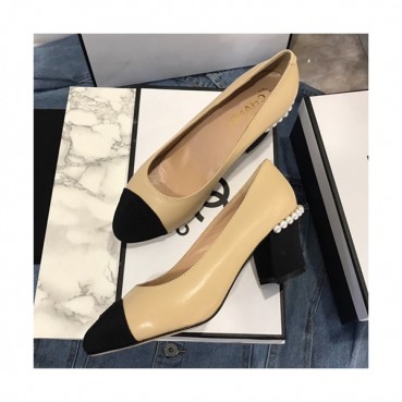 Chanel 2019 Ladies Pumps Middle Heel - 샤넬 2019 여성용 펌프스 미들힐,CHAS0191Size(225 