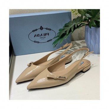 Prada 2019 Ladies Leather Slingback - 프라다 2019 여성용 레더 슬링백 PRAS0025.Size(225 