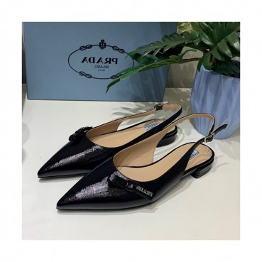 Prada 2019 Ladies Leather Slingback - 프라다 2019 여성용 레더 슬링백 PRAS0023.Size(225 