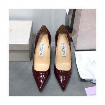 Jimmy Choo 2019 Ladies Leather Pumps High Heel - 지미츄 2019 여성용 레더 펌프스 하이힐 JIMS0028.Size(225 