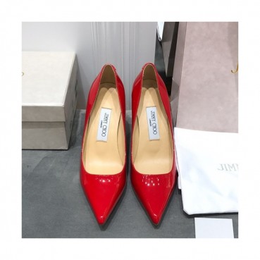 Jimmy Choo 2019 Ladies Leather Pumps High Heel - 지미츄 2019 여성용 레더 펌프스 하이힐 JIMS0027.Size(225 