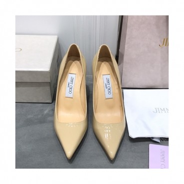 Jimmy Choo 2019 Ladies Leather Pumps High Heel - 지미츄 2019 여성용 레더 펌프스 하이힐 JIMS0026.Size(225 