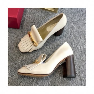 Valentino 2019 Ladies Tassel Metal Logo Pumps High Heel - 발렌티노 2019 여성용 태슬 메탈 로고 펌프스 하이힐 VTS0026.Size(225 