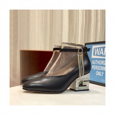 Gucci 2019 Ladies Leather  Middle-heel 