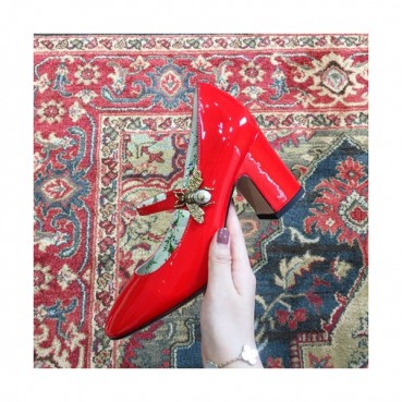 Gucci 2019 Ladies Leather Pumps - 구찌 2019 여성용 레더 펌프스 GUCS0032.Size(225 