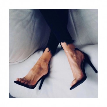 [커스텀급]Stuart Weitzman 2019 Womens  High-heel  Leather Sandal 