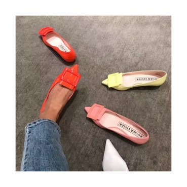 Roger Vivier 2019 Ladies Tres Vivier Signature Logo Patent Pumps - 로저비비에 여성 시그니처 로고 페이던트 펌프스 Rog0065x.Size(225 