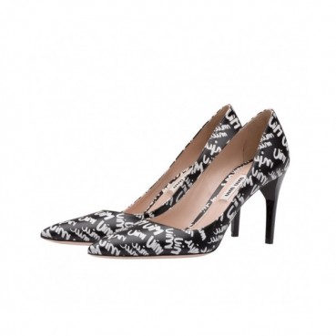 [매장판]Miumiu 2019 Womens Patent Logo Pumps - 미우미우 여성 페이던트 로고 펌프스 Miu0145x.Size(225 