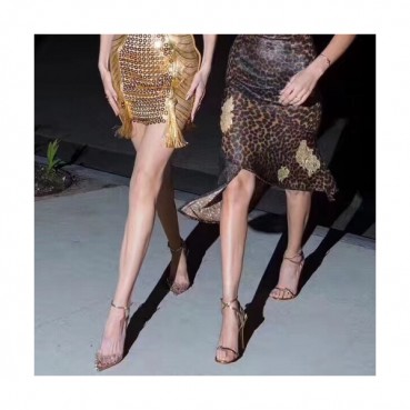 Christian Loubutin 2019 Glitter Stud High-heel Pumps  