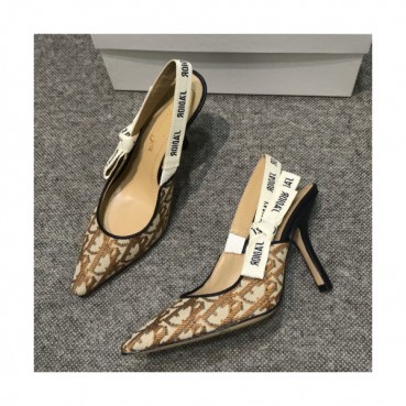 Christian Dior 2019 Womens J'adior Embroidery Logo Pumps - 크리스챤 디올 여성 자디오 자수 로고 펌프스 Dio0171x.Size(225 