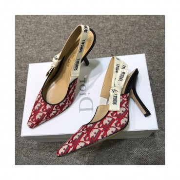 Christian Dior 2019 Womens J'adior Embroidery Logo Pumps - 크리스챤 디올 여성 자디오 자수 로고 펌프스 Dio0170x.Size(225 