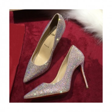 Christian Loubutin 2019 Glitter Patent High-heel Pumps  