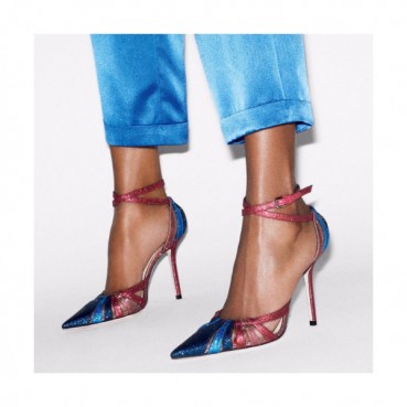 Jimmy-Choo 2019 Ladies Glitter Strap High