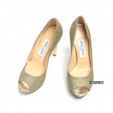 Jimmy-Choo 2019 Ladies Metallic Open