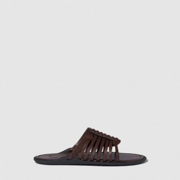 미우미우 여성 나파 가죽 슬라이드 - Miumiu Womens Napa Leather Slides 