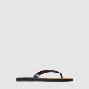 더 로우 여성 가죽 시티 플립플랍 - The Row Womens Leather City Flip