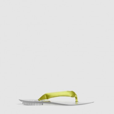 알라이아 여성 새틴 인비저블 토 스트랩 뮬 - Alaia Womens Satin Invisible Toe Strap Mule 