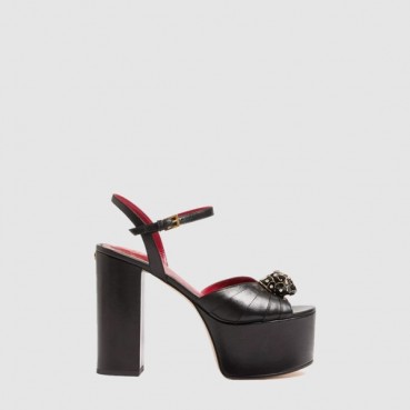 발렌티노 여성 레더 플랫폼 샌들 - Valentino Womens Leather Platform Sandals 