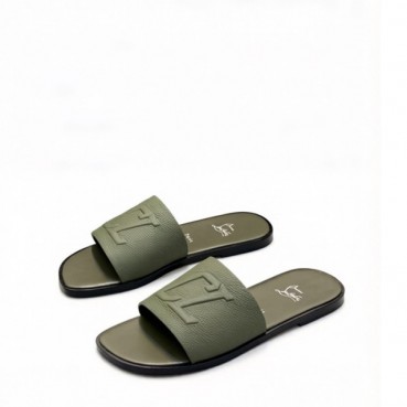 크리스찬 루부탱 남성 CL 로고 슬라이드 샌들 - Christian Loubutin Mens CL Logo