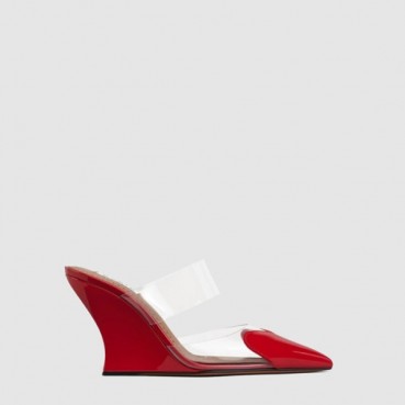 알라이아 여성 르 쾨르 웨지 뮬 - Alaia Womens LE CŒUR Wedge Mule 