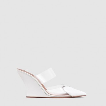 알라이아 여성 르 쾨르 웨지 뮬 - Alaia Womens LE CŒUR Wedge Mule 