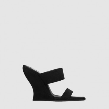 알라이아 여성 웨이브 스웨이드 뮬 - Alaia Womens Wave Suede Mule 