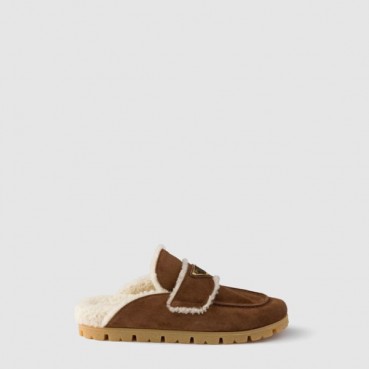 프라다 여성 시어링 뮬 - Prada Womens Shearling Mule 