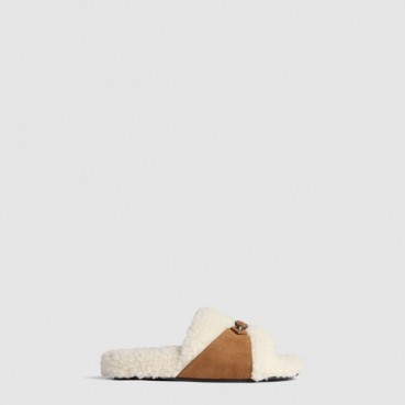 발렌시아가 여성 퍼리 슬라이드 샌들 - Balenciaga Womens Furry Slide Sandals 