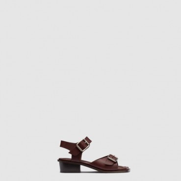 르메르 여성 스퀘어 힐 샌들 - Lemaire Womens Square Heel Sandals 
