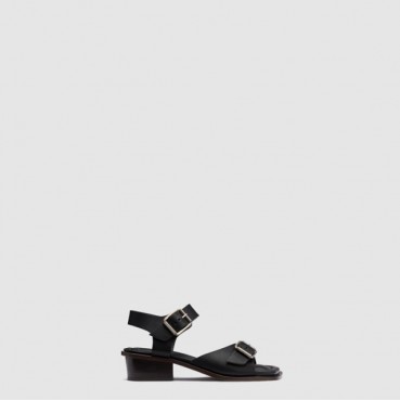 르메르 여성 스퀘어 힐 샌들 - Lemaire Womens Square Heel Sandals 