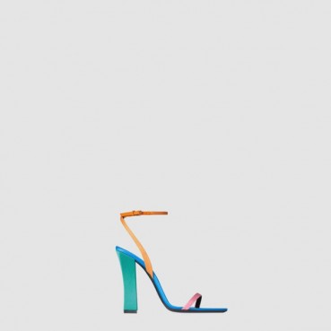 입생로랑 여성 새틴 도미니트 샌들 - Saint Laurent Satin Dominique Sandals 
