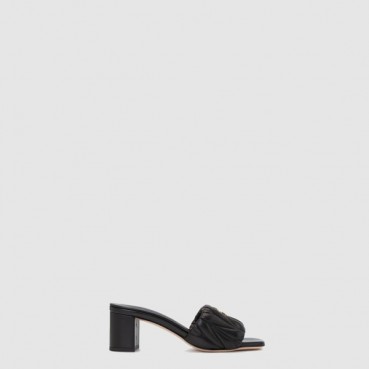 미우미우 여성 마테라쎄 슬라이드 - Miu Miu Womens Matelasse Slides 