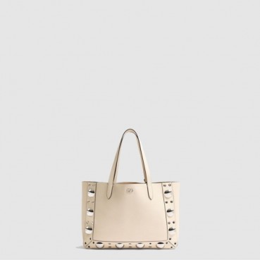 발렌티노 여성 가라바니 넬코트 그레이니 미디엄 쇼퍼백 - Valentino Womens Garavani Nellcote Grainy Medium Shopper Bag 