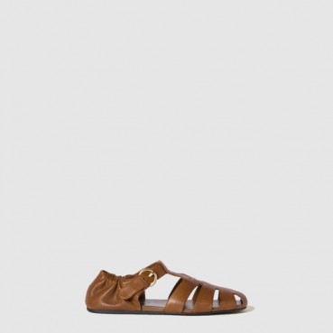 미우미우 여성 루슈 나파 가죽 피셔맨 샌들 - Miu Miu Luscious Nappa Leather Fisherman Sandals 