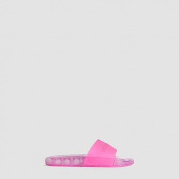 발렌시아가 여성 풀 트랜스페어런트 슬라이드 샌들 - Balenciaga Full Transparent Slide Sandals 