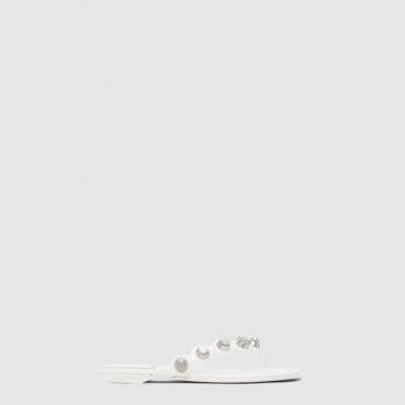 알렉산더왕 여성 렉사 통 플랫 샌들 - Alexander wang Womens Lexa Thong Flat Sandals 