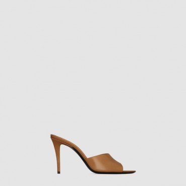 입생로랑 여성 스무스 로미 뮬 - Saint Laurent Smooth Leather Romy mule 