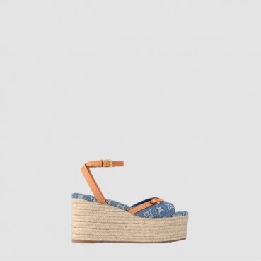 루이비통 여성 헬리오스 웨지 샌들 - Louis vuitton Helios Wedge Sandals 
