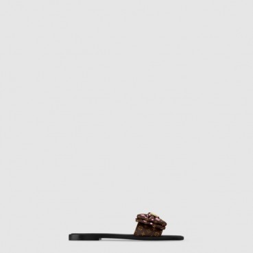 루이비통 여성 LV x TM 릴리 플랫 뮬 - Louis vuitton LV x TM Lily Flat Mule 