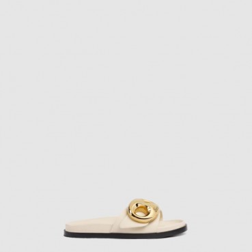 구찌 여성 마리나 체인 슬라이드 샌들 - Gucci Marina Chain Slide Sandals 
