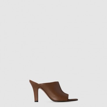더 로우 여성 Signum 가죽 뮬 - The Row Signum Leather Mule 