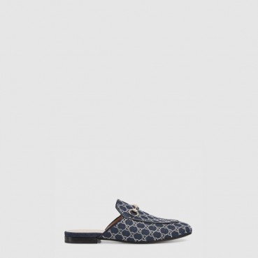 구찌 여성 GG 크리스털 프린스타운 슬리퍼 - Gucci Womens GG Crystal Princetown Slippers 
