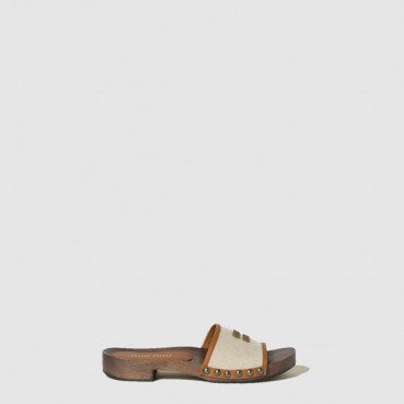 미우미우 여성 캔버스 클로그 - Miu Miu Womens Canvas Clog 