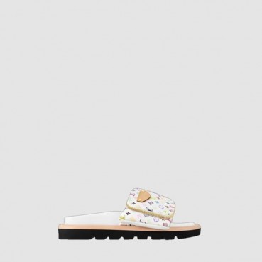 루이비통 남성 풀 필로우 플랫 컴포트 뮬 - Louis vuitton Mens Full Pillow Flat Comfort Mule 